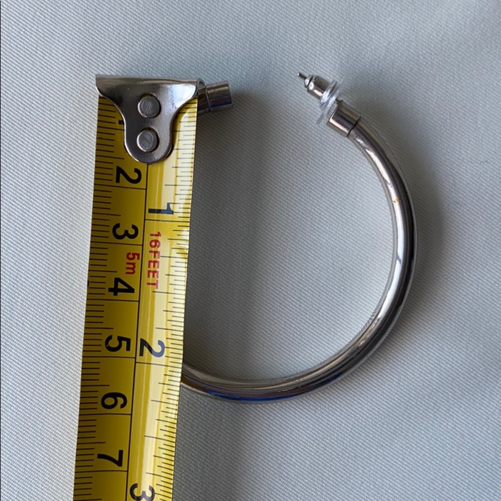 2 1/4” Sterling Silver Earrings - Picture 3 of 4